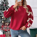 Round Neck Bow Tie crewneck