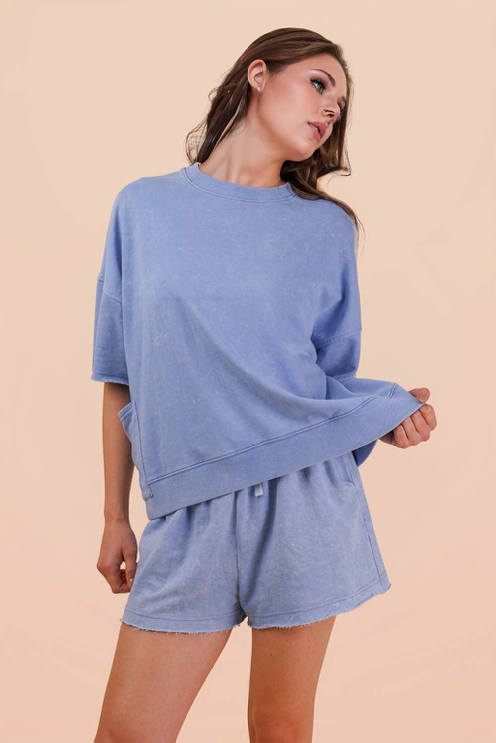 Mineral Washed Knit Set