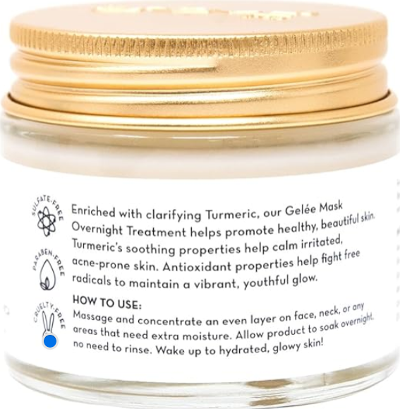 K-Beauty Overnight Hydration Gelée Mask with Turmeric