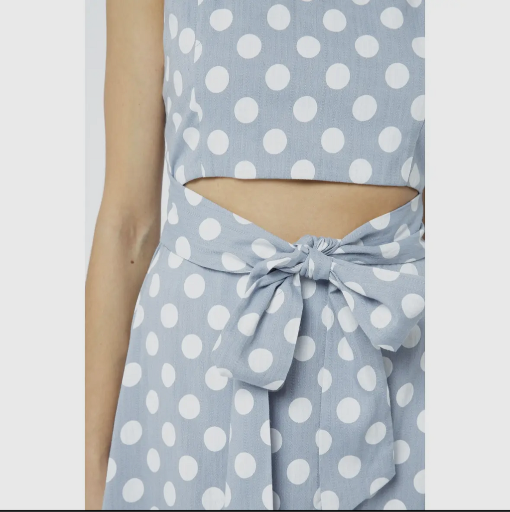 Polka Dot Peek A Boo Dress