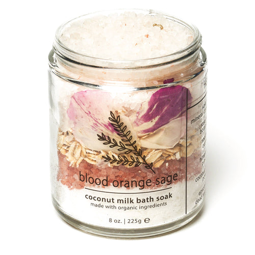 Blood Orange Sage | Coconut Milk Mineral Bath Soak