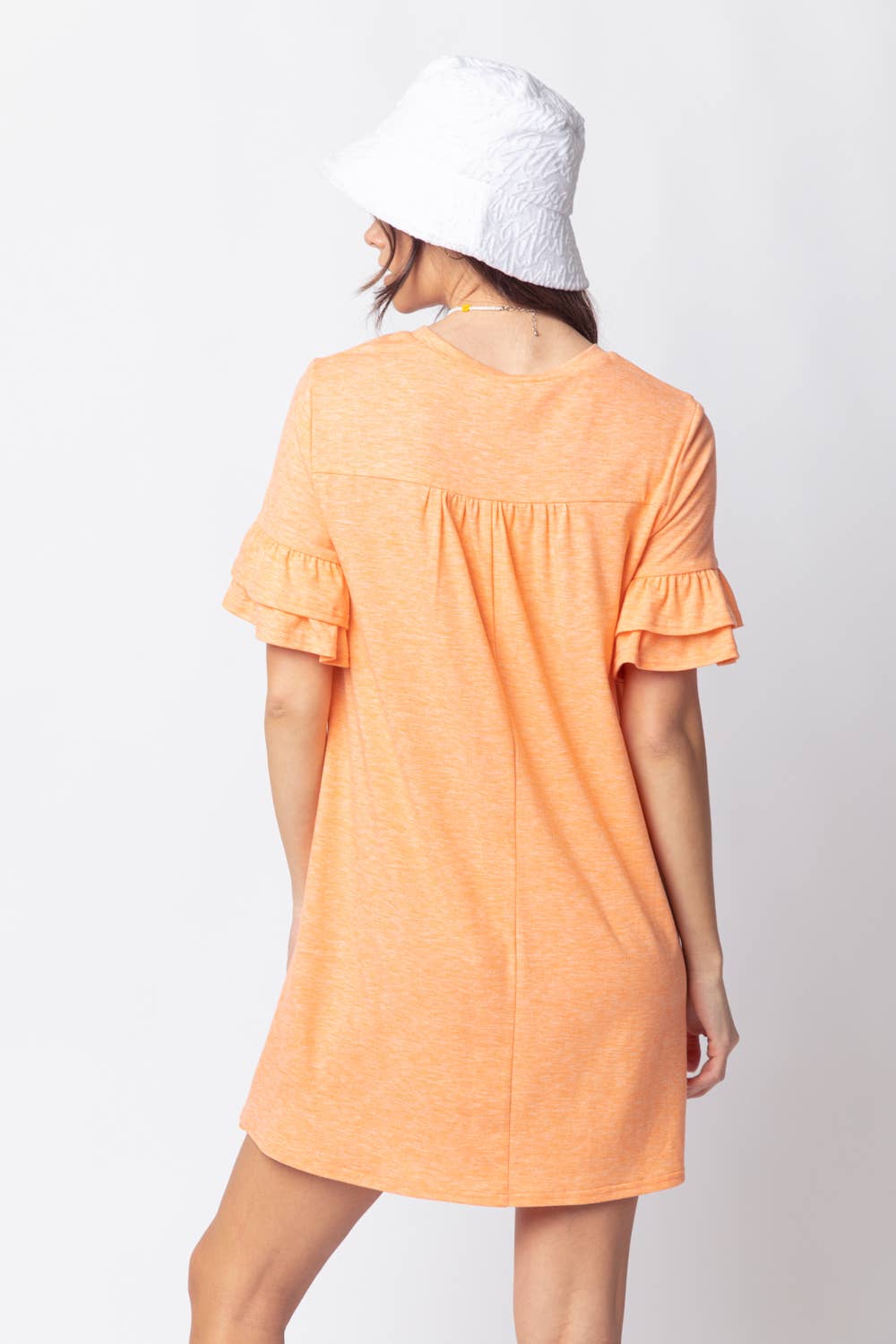 French Terry Pocket Tee Shirt Dress: MANGO